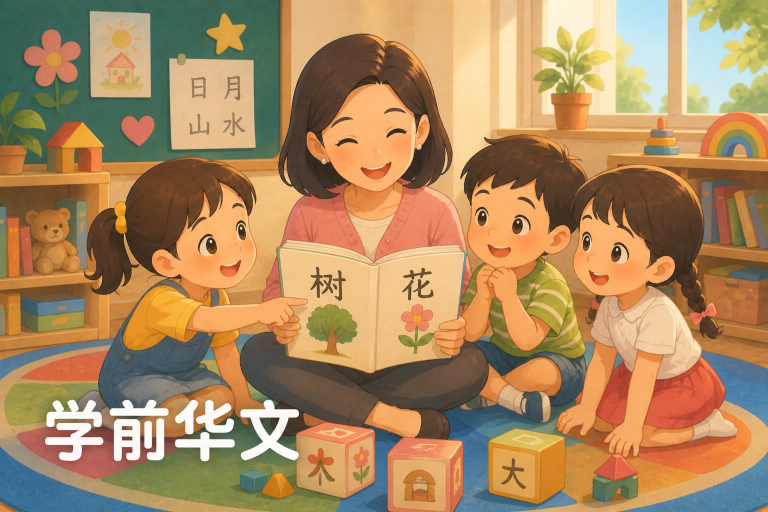 新加坡学前华文补习 早期学习华文