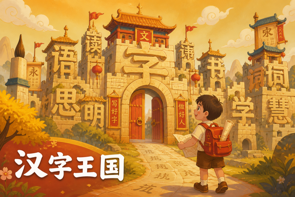 小五华文第十二课 汉字王国 识写词语